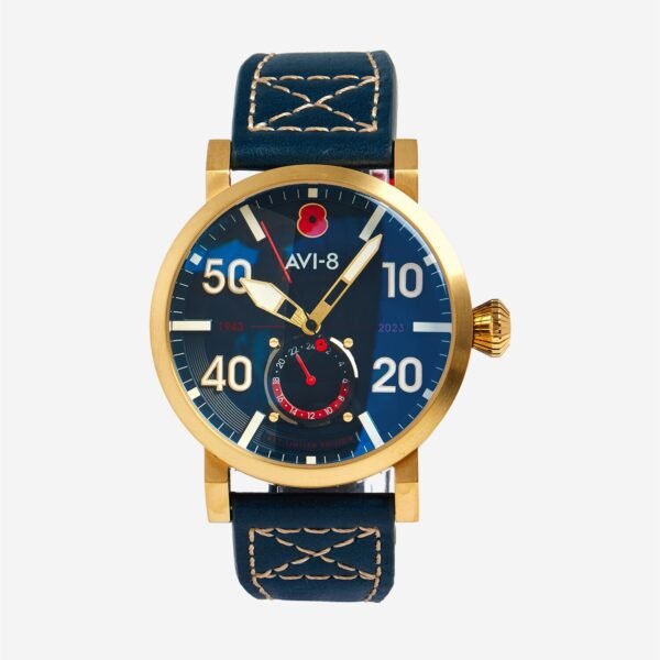 AVI-8 DAMBUSTER 80th Anniversary Royal British Legion Meca-Quartz Limited Edition Blue