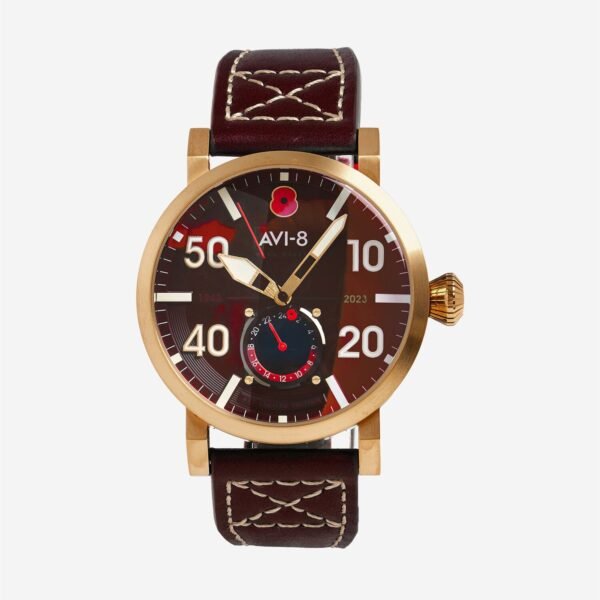 AVI-8 DAMBUSTER 80th Anniversary Royal British Legion Meca-Quartz Limited Edition Brown