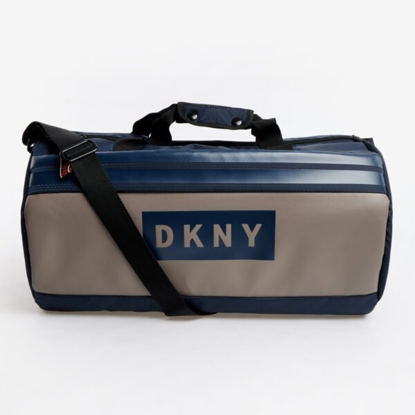 DKNY Duffle Navy Grey Weekend or Gym Bag