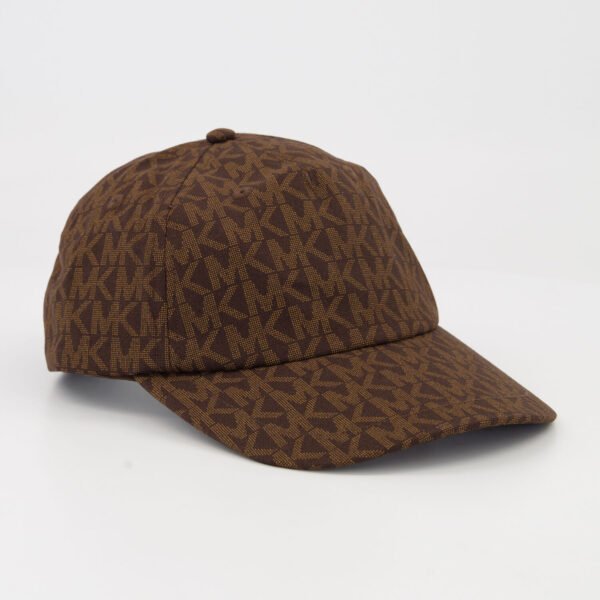 Michael Kors Monogram MK Logo Brown Baseball Cap Hat Unisex One Size