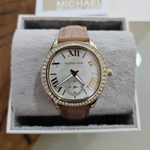 Michael Kors Women's Sage Pave Mother of Pearl Dial Watch MK4819