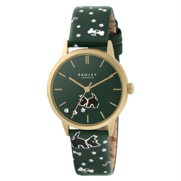 Radley RY21684A Forest Green Leather Strap Watch
