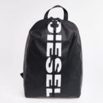 Diesel Bold II Men’s Black Logo Backpack Laptop Bag Stylish Casual Travel