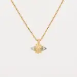 UNO DE 50 Refraction Necklace Gold-Plated Zamak Crystal Handmade Spain
