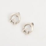 UNOde50 Game of 3 Silver-Plated Geometric Stud Earrings for Women