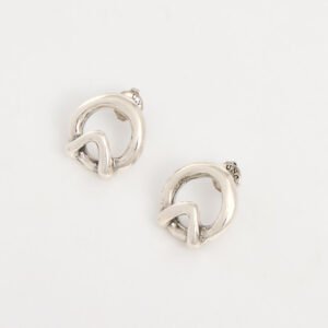 UNOde50 Game of 3 Silver-Plated Geometric Stud Earrings for Women