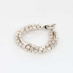 UNO de 50 Paths T-Bar Bracelet Silver Plated Multi Band Glow Collection