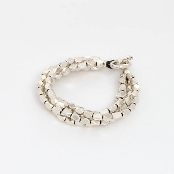 UNO de 50 Paths T-Bar Bracelet Silver Plated Multi Band Glow Collection