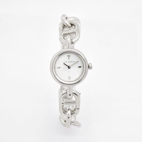 Ted Baker Ladies Watch Margiot Silver-Tone Chain Bracelet BKPMAF202