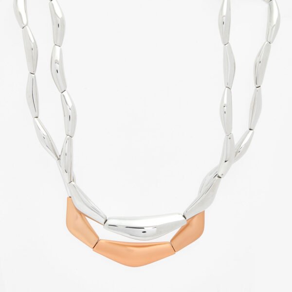 Breil FLOWING Multi-Wearable Necklace Stainless Steel IP Rose Gold Anodized Aluminium
