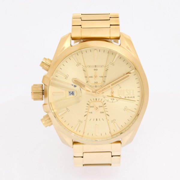 Diesel Men's Watch Gold Stainless Steel Bracelet Gold Dial DZ4475