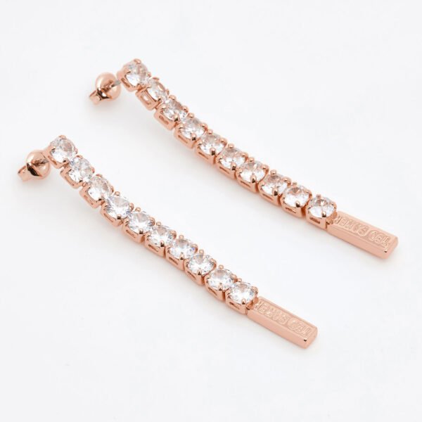 Ted Baker Earrings Mellsie Rose Gold Crystal Drop TBJ3662-24-02