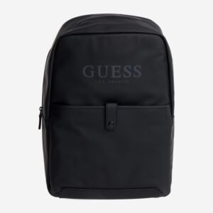 GUESS Los Angeles Franco Black Backpack Unisex Work Travel School Rucksack
