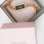 Kate Spade Rosedale Women's Watch Black Dial Gold Bracelet KSW1793