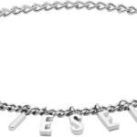 Diesel DX1493040 Stainless Steel Silver Chain Bracelet Anklet Unisex