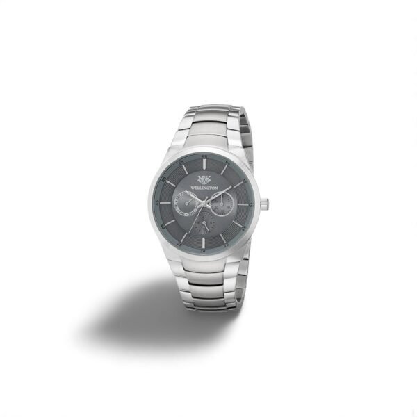 Wellington Men's Silver Quartz Watch WN601-191 Grey Dial Chronograph