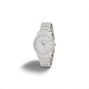 Calvin Klein Men's Silver Quartz Watch K4N2114Y – 40mm Sapphire Dial