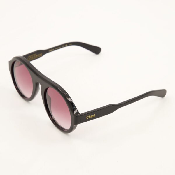 Chloé CH0151S Gayia Black Aviator Gradient Sunglasses Women