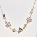 Radley Tulip Street 18ct Gold Plated Floral Necklace RYJ2444S