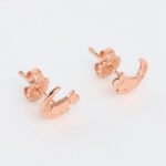Radley Hatton Gardens Rose Gold Dog Moon Earrings RYJ1252 with Diamonds
