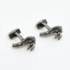 Tateossian Mechanical Cobra Cufflinks Rhodium Grey CL7922