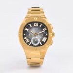 Guess Headline GW0572G2 Men’s Gold Stainless Steel Black Dial Watch