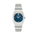 Versace Antares Lady Watch 35mm Blue Dial Stainless Steel VE9E00324