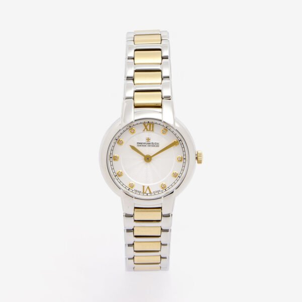 Dreyfuss & Co Ladies 1974 Diamond Two Tone Swiss Quartz Watch DLB00061/D/01