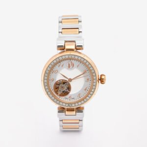 Rotary Project D PDB001/A/22 Automatic Watch Ladies Two Tone Rose Gold