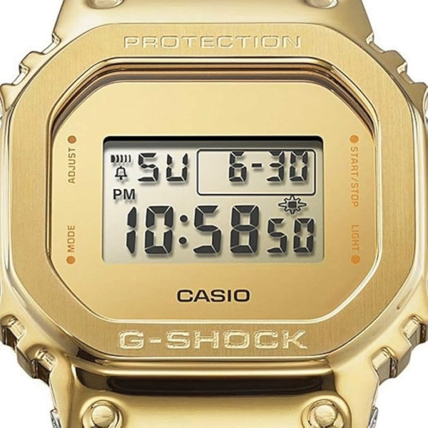 Casio G-Shock GM-5600SG-9ER Gold Ingot Skeleton Series Digital Watch