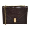 Polo Ralph Lauren Polo ID Croc-Embossed Envelope Chain Bag – Italian Leather