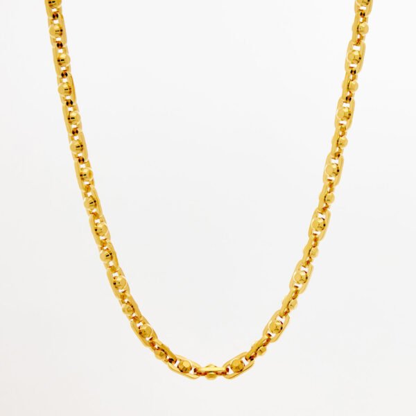 Michael Kors Astor Link 14ct Gold-Tone Chain Necklace MKJ835600710