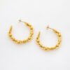 Michael Kors Astor Link Gold Tone Hoop Earrings MKJ8358710