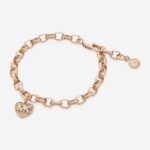 Michael Kors MKJ8188791 Rose Gold-Tone Brass Chain Bracelet