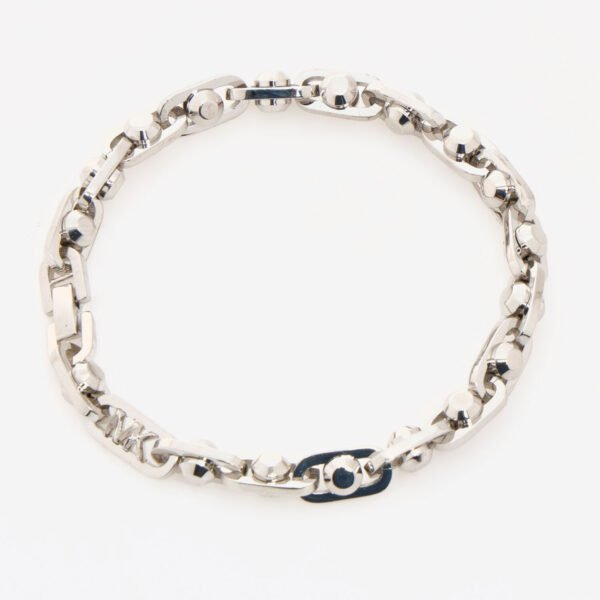 Michael Kors Astor Silver-Plated Link Bracelet MKJ841000 Women’s 19cm