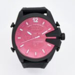 Diesel Mega Chief DZ4548 Men's Ana-Digi Watch Black Silicone Strap