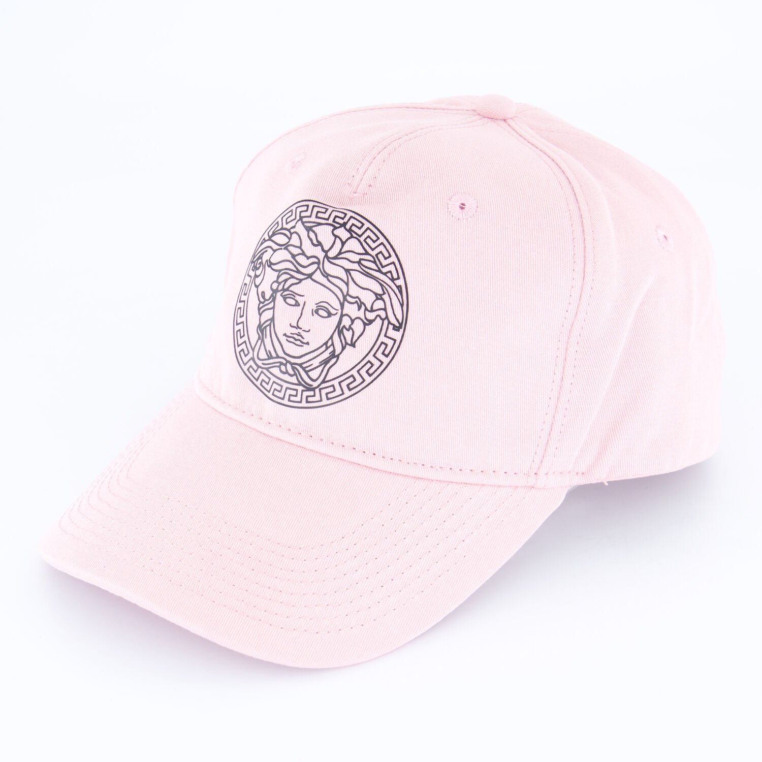 Versace Unisex Medusa Logo Pink Cotton Baseball Cap Hat Size 58cm