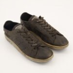 Balenciaga x Adidas Stan Smith distressed leather sneakers