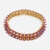 Swarovski Gold Plated Multicoloured Matrix Chroma Crystal Choker Necklace