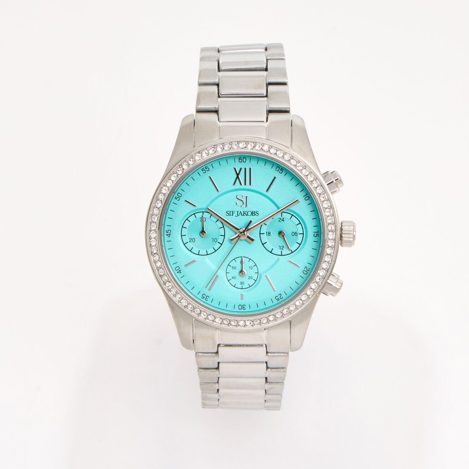 Sif Jakobs Domenica SJ-W2402-CZ Blue Dial Stainless Steel Watch 36mm