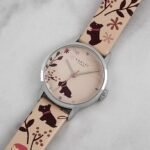 Radley Ladies Floral Blush Pink Leather Strap Watch Quartz RY21227A