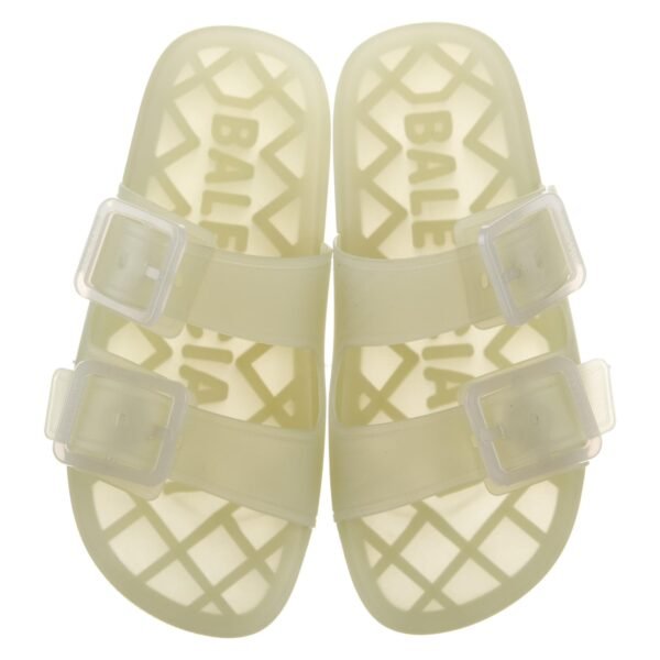Balenciaga Mallorca Platform Jelly Sandals Transparent Buckle Slides