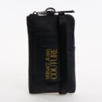 Versace Jeans Couture Range Logo Sketch Wristlet Pouch Black 73YA9X90