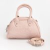 Juicy Couture Blush Embossed Mini Bowler Bag Zebra Lining Strap