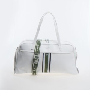 Ted Baker Sport Serena White Duffle Bag Gym Travel Holdall Canvas Trim