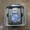 Fossil Evanston BQ2766 Men's Solar Blue Dial Stainless Steel Watch