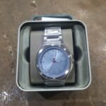 Fossil Evanston BQ2766 Men's Solar Blue Dial Stainless Steel Watch