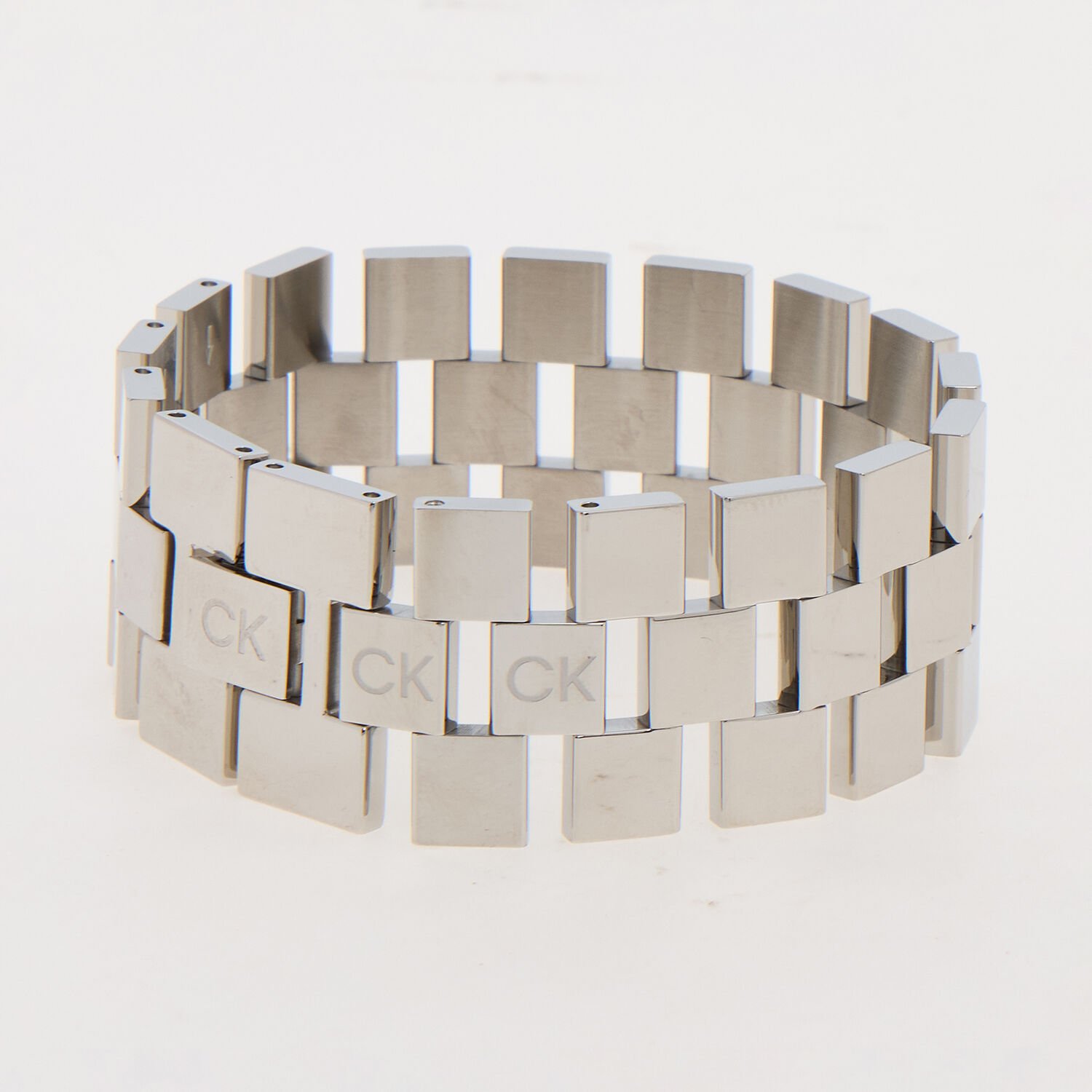 Calvin Klein 35000243 Stainless Steel Link Bracelet Silver Meridian