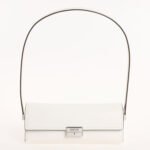 Michael Kors Bag Shoulder Clutch Ludlow White Leather Mini Pochette