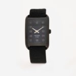 Tom Ford Watch 001 Black Dial Quartz TF0120140885 BLA Leather Strap